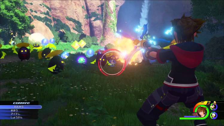 Kingdom Hearts III E3 2015 Gameplay Screen
