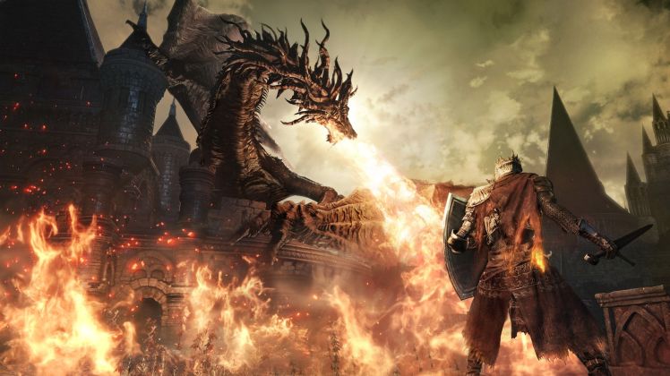 dark souls 3 fire dragon