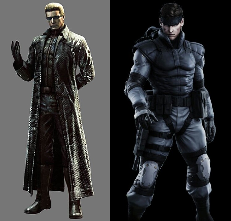 Albert Wesker vs Solid Snake.jpg