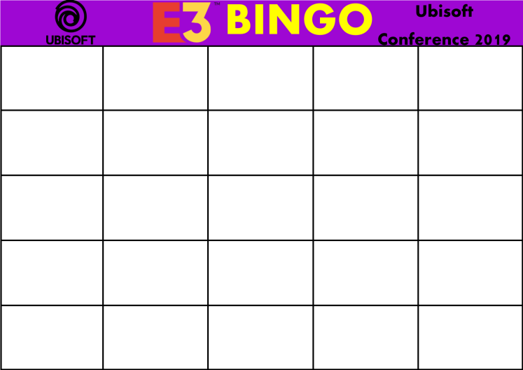 E3 2019 Bingo Card (Ubisoft).png