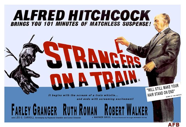 Strangers on a Train poster